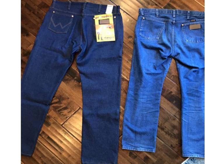 Fade in Wrangler 13mwz jeans. Is it better than 47mwz? Photo credit to /u/kelso_boy at Reddit.