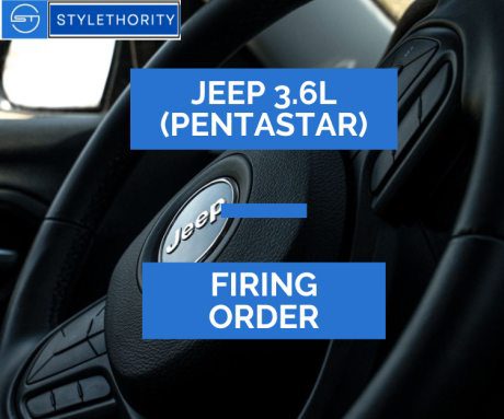 Jeep  Pentastar: CORRECT Firing Order & Cylinder Layout