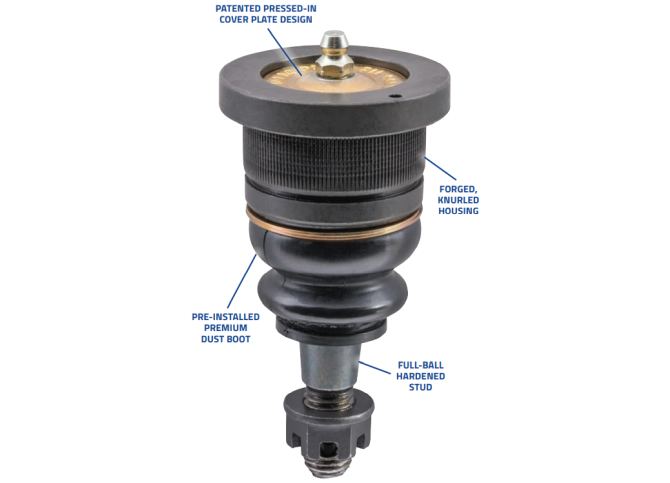 Moog Problem Solver Ball joint: Several ways it differs from Detroit Axle equivalents.