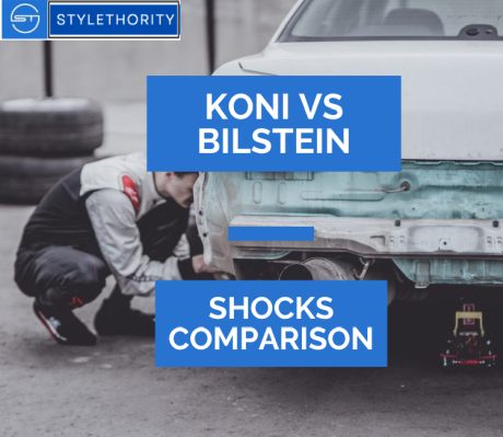 KONI vs Bilstein shocks & suspension products: an overview of how they differ, including some manufacturing details on why they don't outsource.