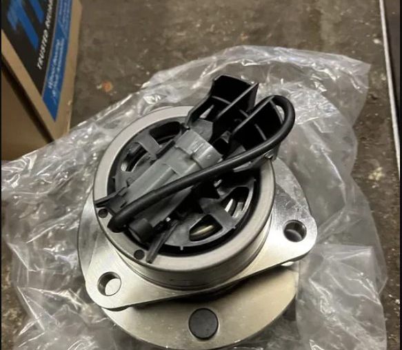 TRQ vs MOOG parts: this is a quick take on their wheel bearings in particular. Pictured, a TRQ wheel bearing/hub assembly.